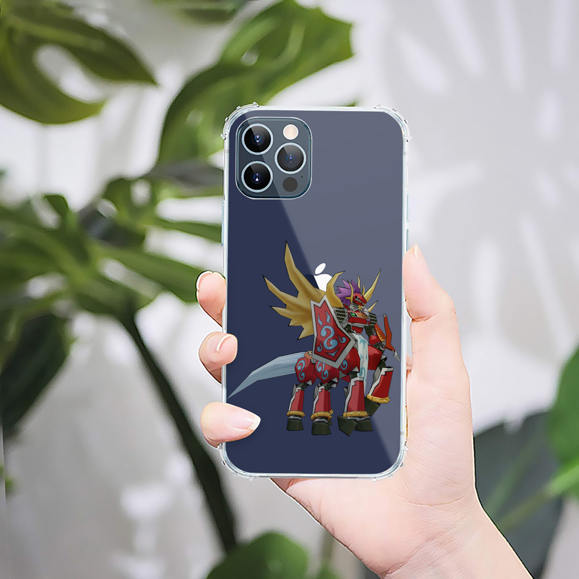 （画像用） Digimon デジタルモンスター/デジモン 【iPhone 12シリーズ対応】透明スマホケース（クリアソフトケース）
